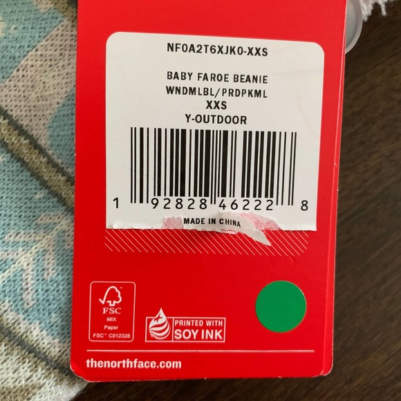 The North Face Baby Faroe Beanie Hat Ski fox XXS - Picture 8 of 9